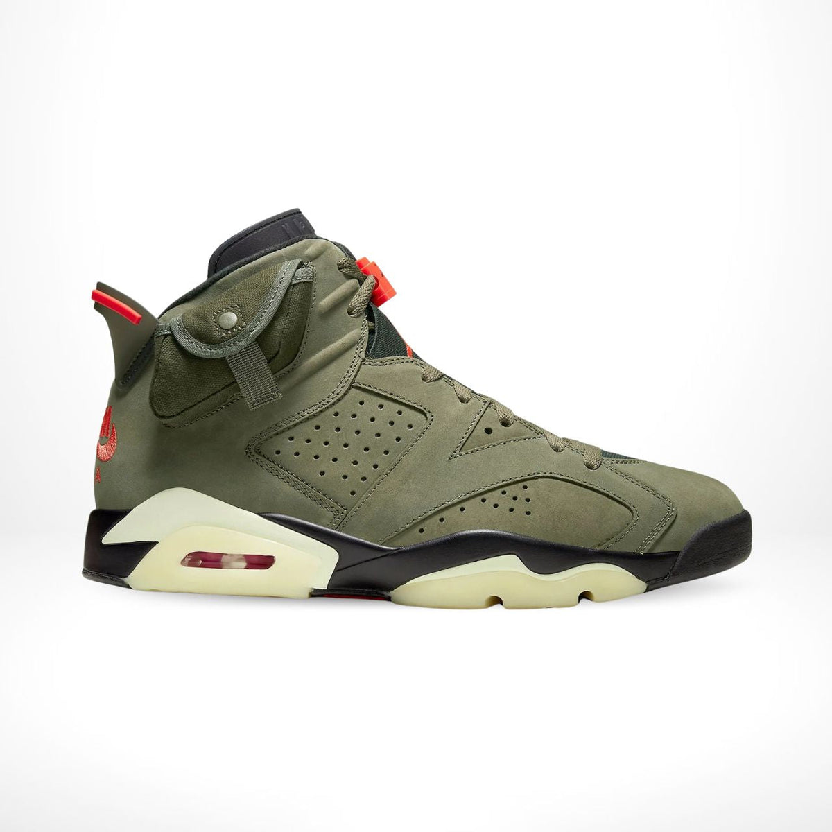 X Travis Scott Olive SP - Air Jordan 6 Retro - product image from the listing.