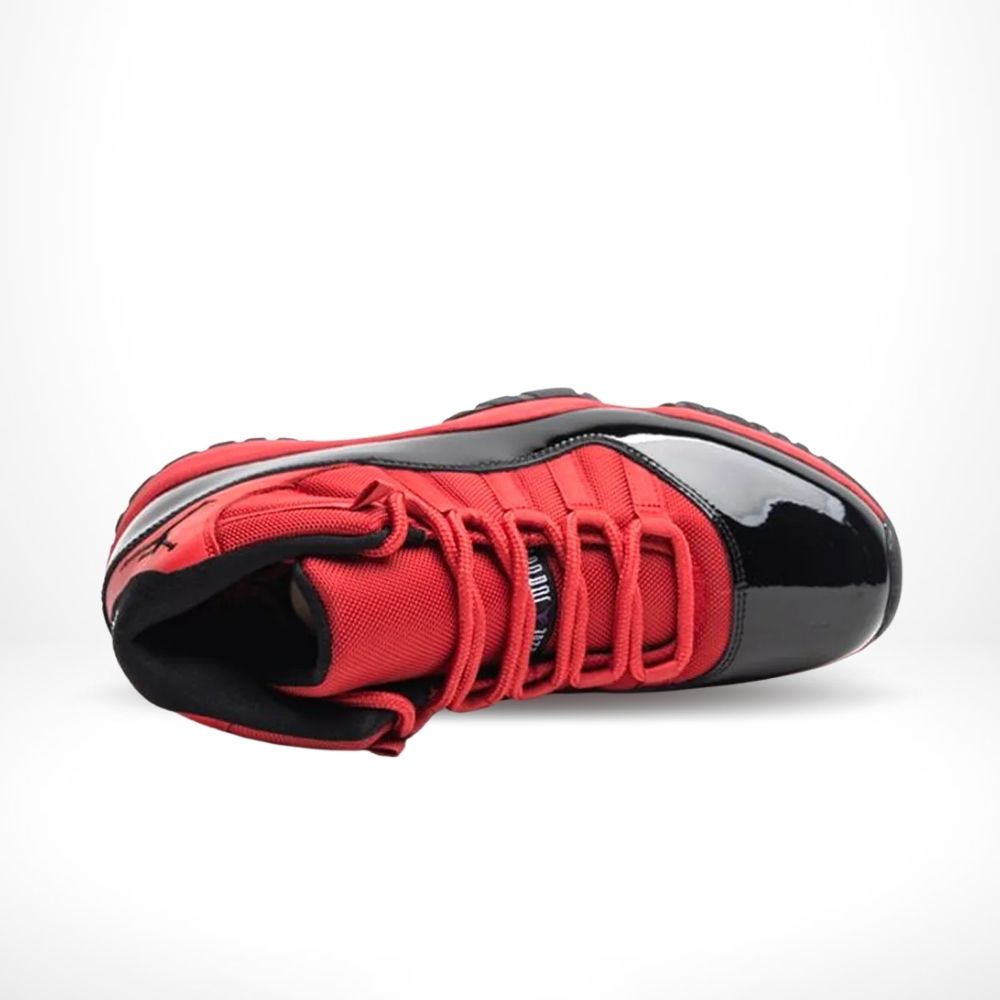 Air Jordan 11 Retro Toro Bravo in Black Red - product image from the listing.