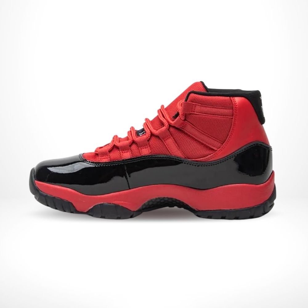 Air Jordan 11 Retro Toro Bravo in Black Red - product image from the listing.