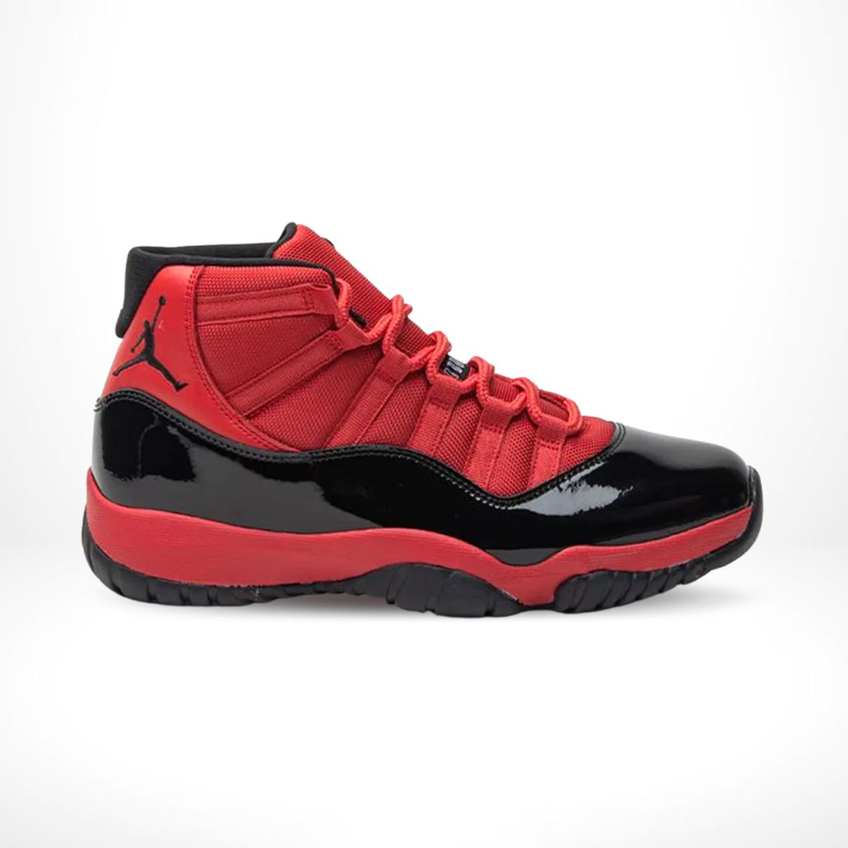 Air Jordan 11 Retro Toro Bravo in Black Red - product image from the listing.