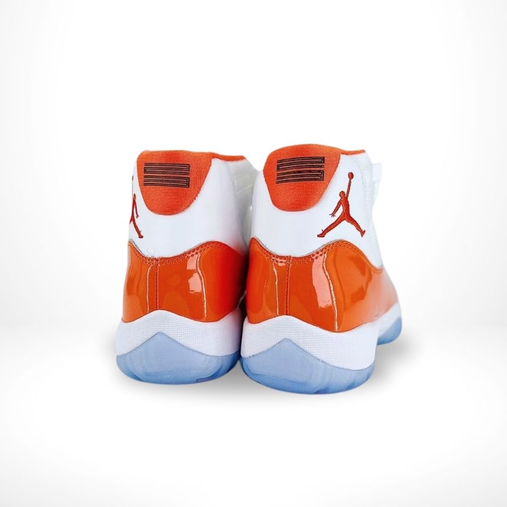 Air Jordan 11 in White Orange - product image from the listing.