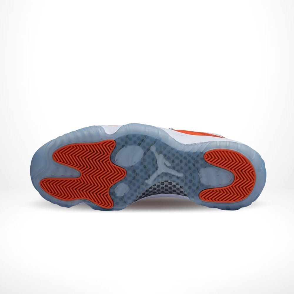 Air Jordan 11 in White Orange - product image from the listing.