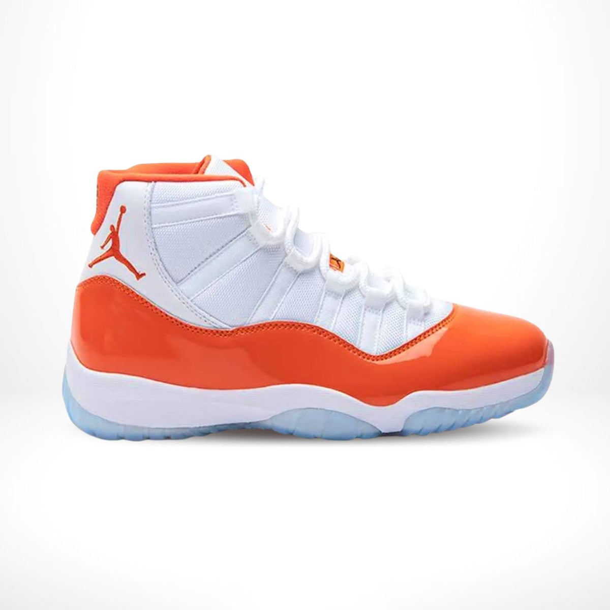 Air Jordan 11 in White Orange - product image from the listing.