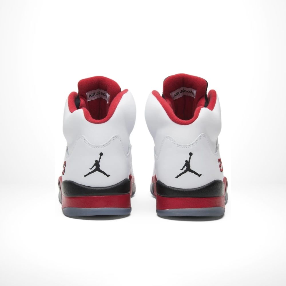 Fire Red Black Tongue - Air Jordan 5 Retro - product image from the listing.