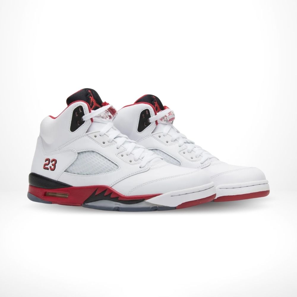 Fire Red Black Tongue - Air Jordan 5 Retro - product image from the listing.