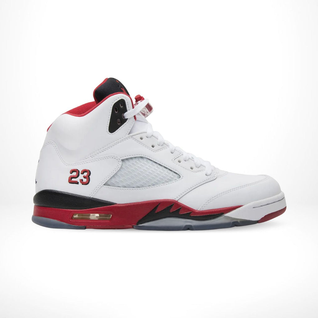 Fire Red Black Tongue - Air Jordan 5 Retro - product image from the listing.