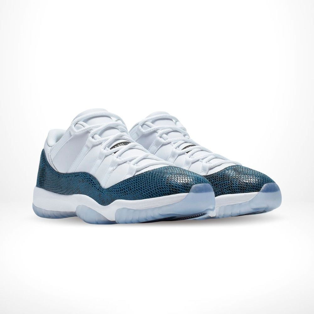 Navy Snakeskin LE - Air Jordan 11 Retro Low - product image from the listing.