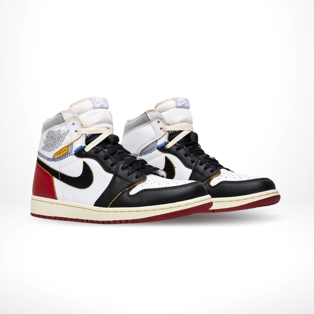 White/Black/Varsity Red - Air Jordan 1 Retro High OG NRG x Union LA Black Toe - product image from the listing.
