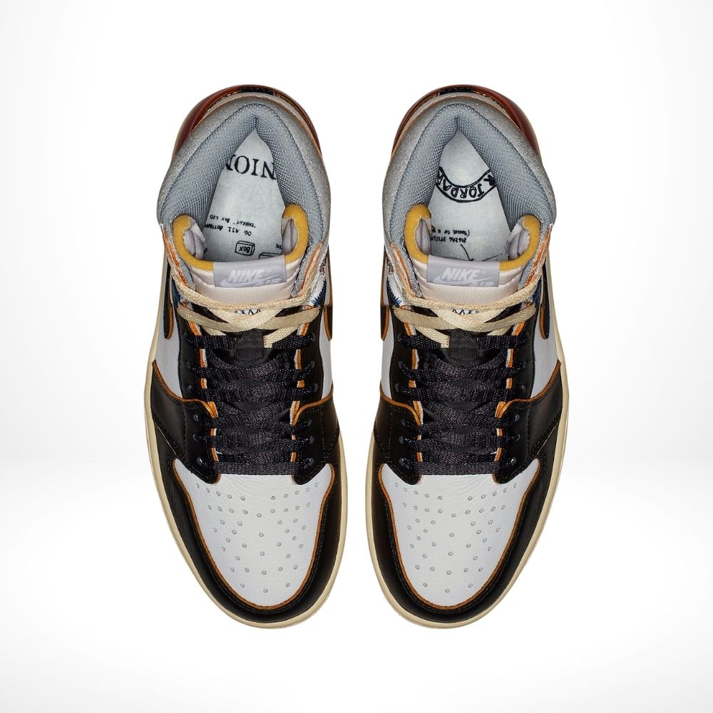 White/Black/Varsity Red - Air Jordan 1 Retro High OG NRG x Union LA Black Toe - product image from the listing.