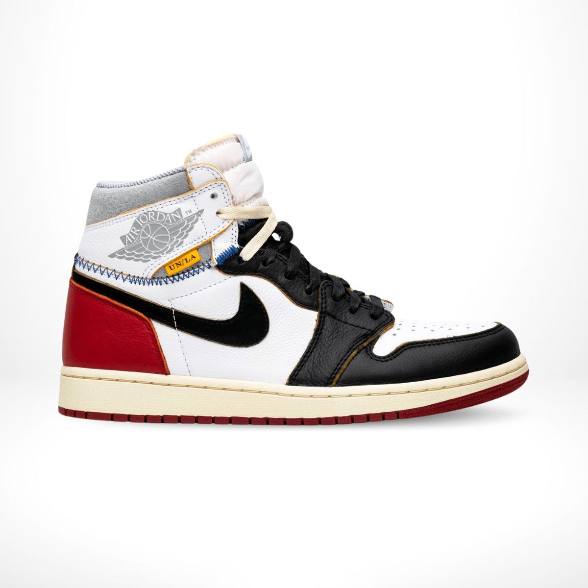 White/Black/Varsity Red - Air Jordan 1 Retro High OG NRG x Union LA Black Toe - product image from the listing.