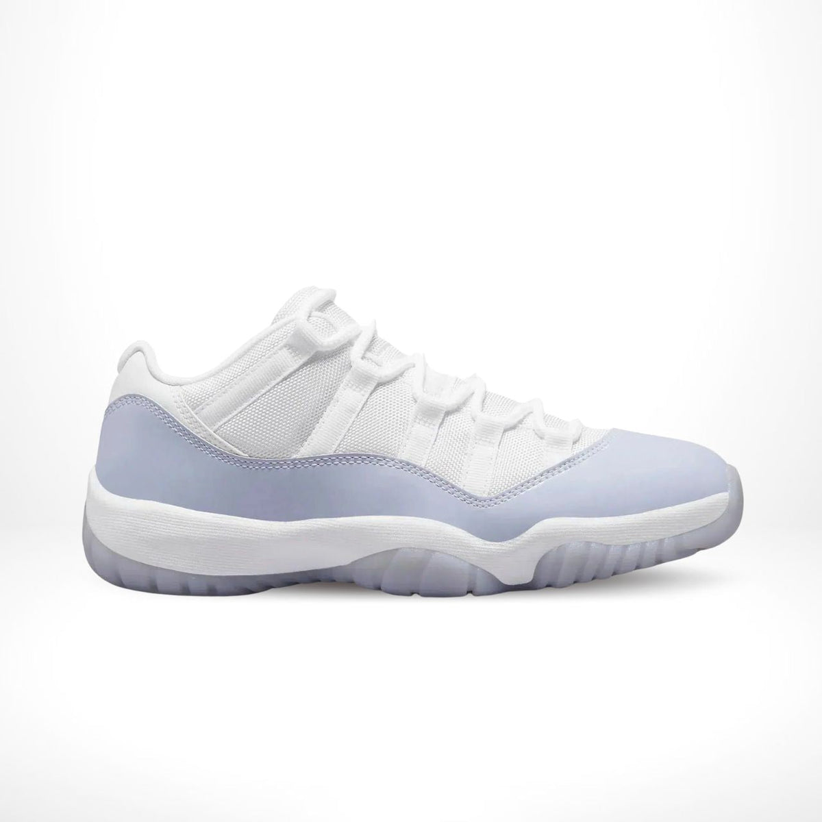 Air Jordan 11 Low in Pure Violet White - product image from the listing.