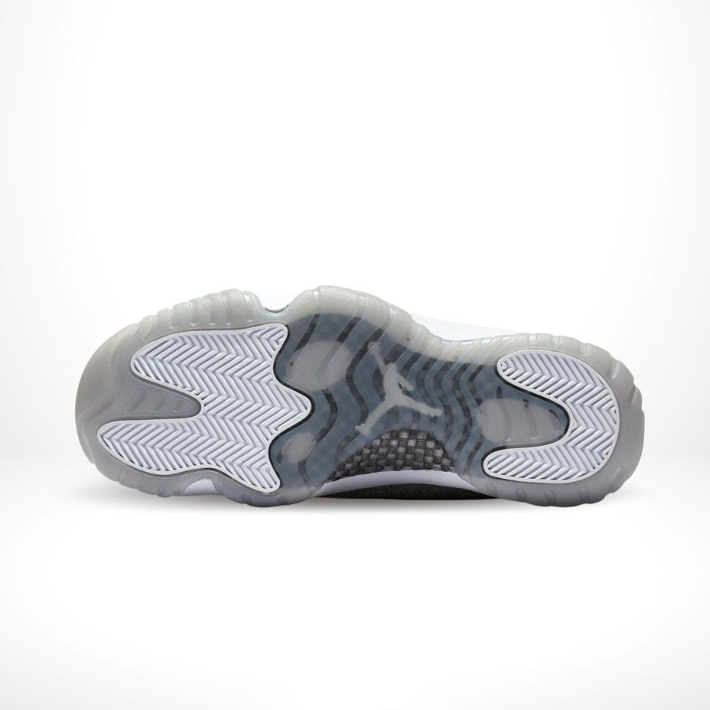 Air Jordan 11 Retro in White Metallic Silver - product image from the listing.