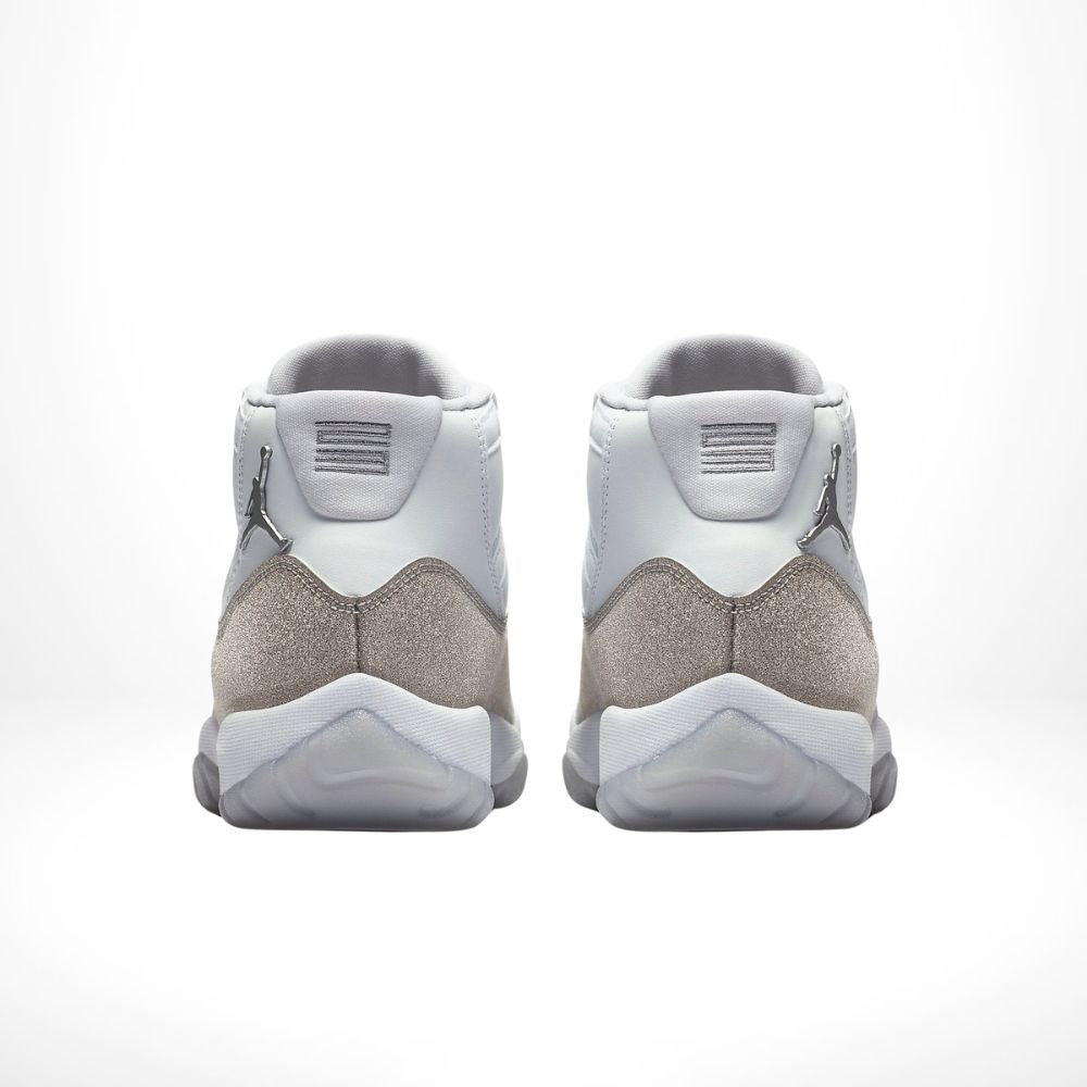 Air Jordan 11 Retro in White Metallic Silver - product image from the listing.