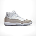 Air Jordan 11 Retro in White Metallic Silver - product image from the listing.