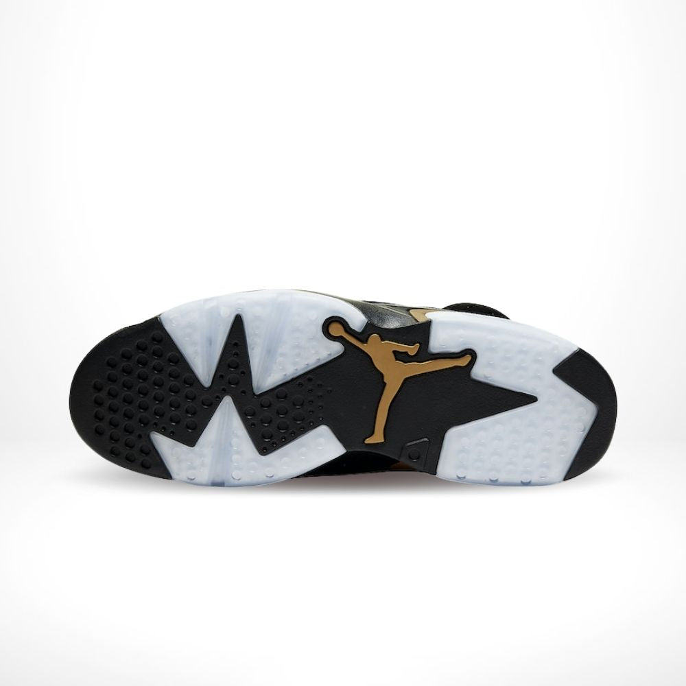 Air Jordan 6 Retro DMP Defining Moments Pack in Black Metallic Gold - product image from the listing.