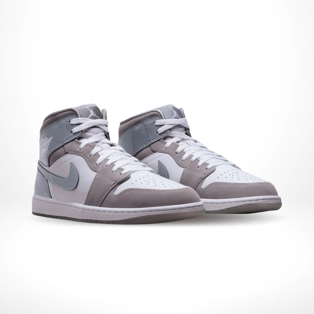Cool Grey White SE - Air Jordan 1 Mid - product image from the listing.
