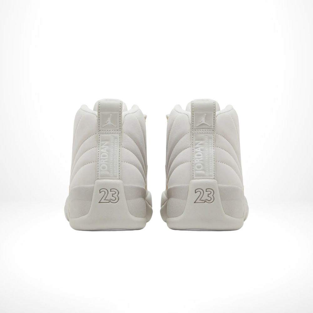 Air Jordan 12 Retro in Phantom Metallic Gold White - product image from the listing.