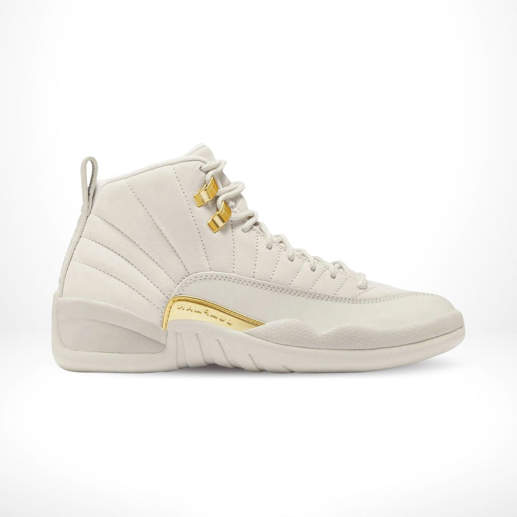 Air Jordan 12 Retro in Phantom Metallic Gold White - product image from the listing.