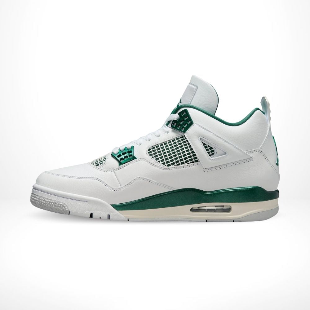 Air Jordan 4 Retro Oxidized in White Green - product image from the listing.