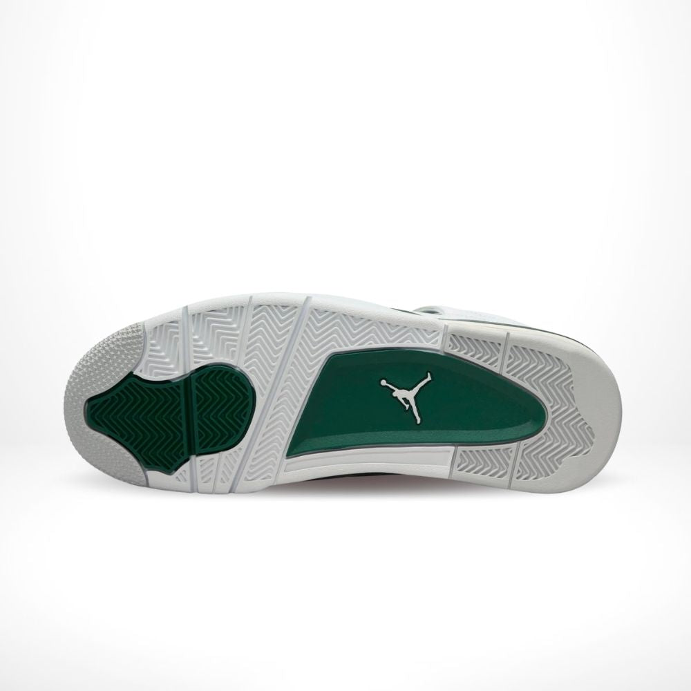 Air Jordan 4 Retro Oxidized in White Green - product image from the listing.