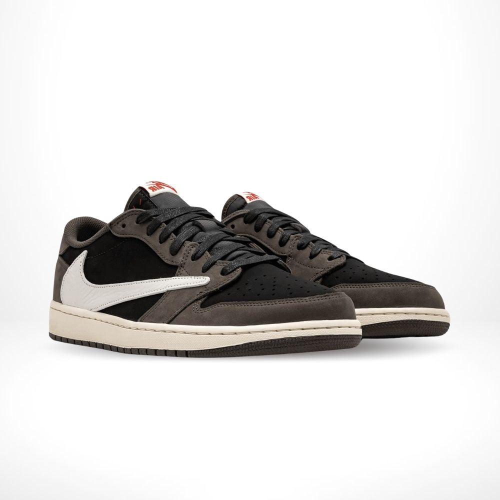 X Travis Scott Dark Mocha Black SP - Air Jordan 1 Low OG - product image from the listing.