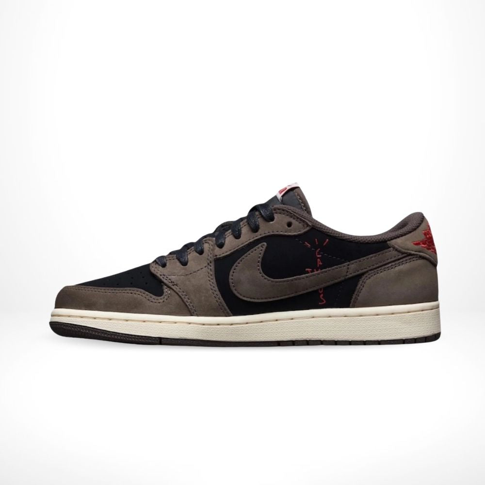 X Travis Scott Dark Mocha Black SP - Air Jordan 1 Low OG - product image from the listing.