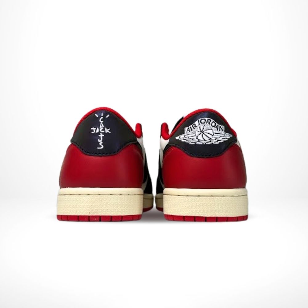 Air Jordan 1 Low X Travis Scott in Black Red - product image from the listing.