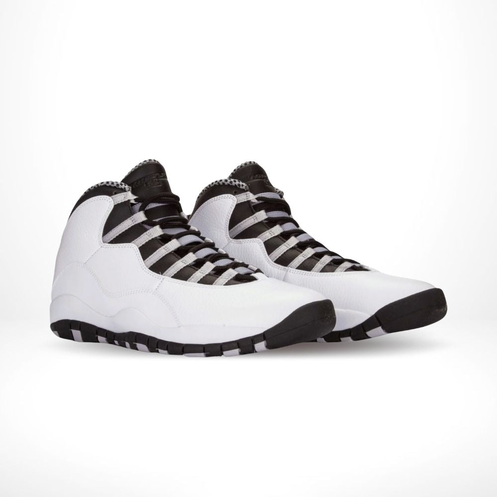 Steel White Black - Air Jordan 10 Retro 2013 - product image from the listing.