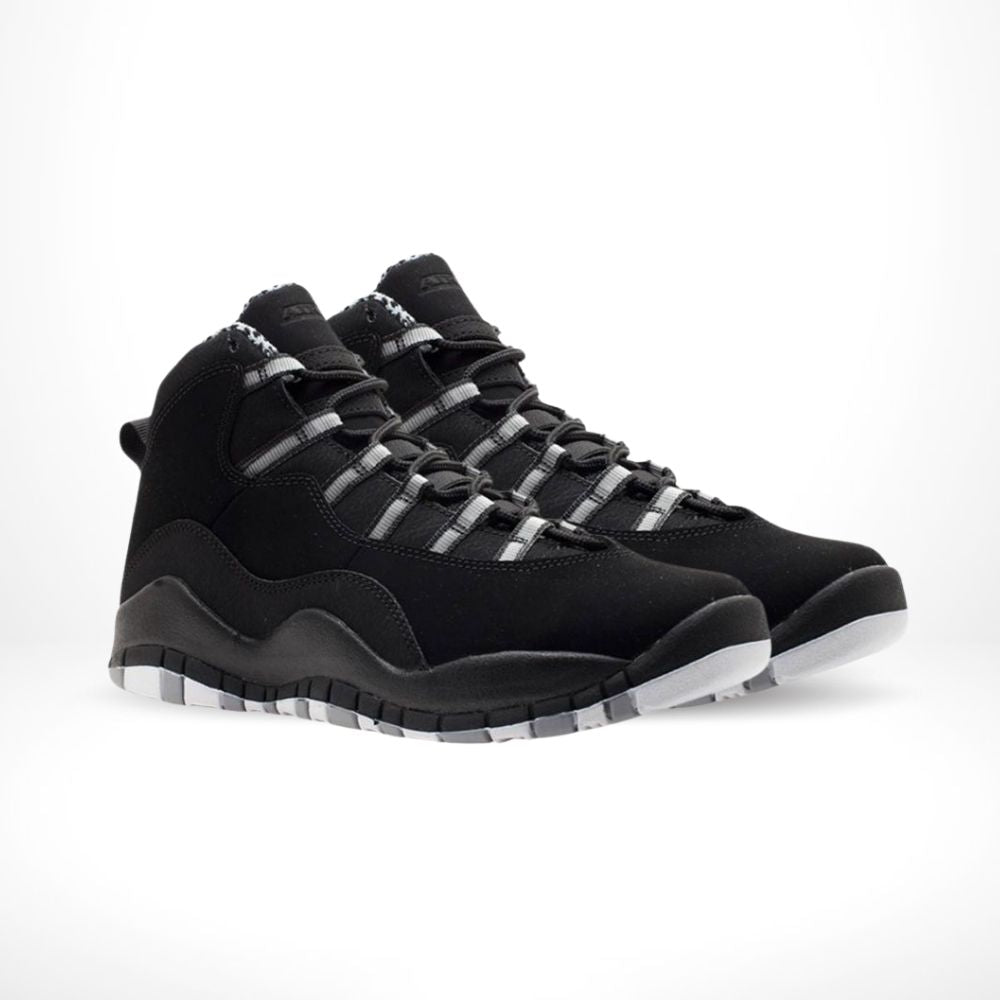 Stealth Black White - Air Jordan 10 Retro 2012 - product image from the listing.