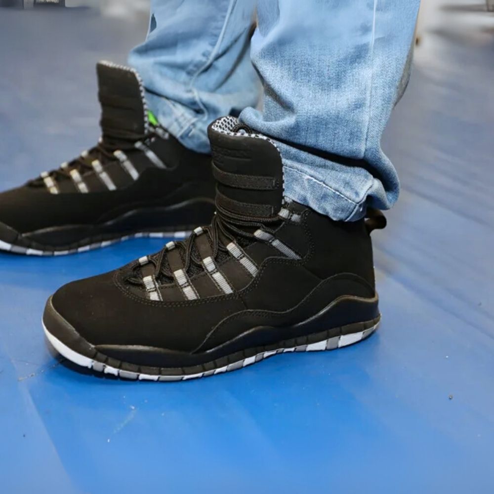 Stealth Black White - Air Jordan 10 Retro 2012 - product image from the listing.