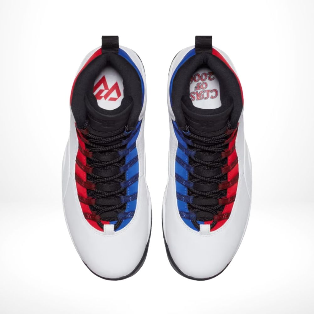 Air Jordan 10 Retro Russel Westbrook Class of 2006 in White Black - product image from the listing.