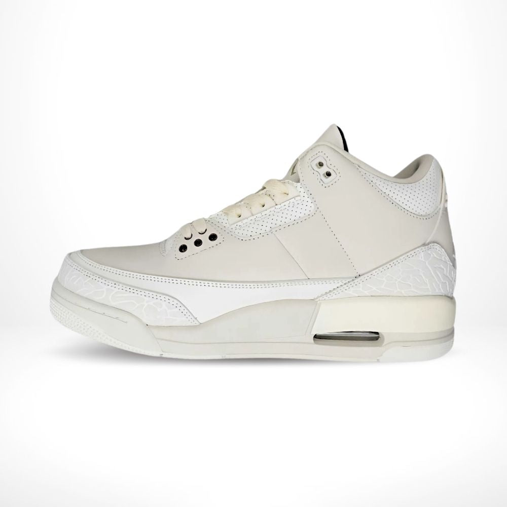 Air Jordan 3 X Travis Scott in White Sail - product image from the listing.