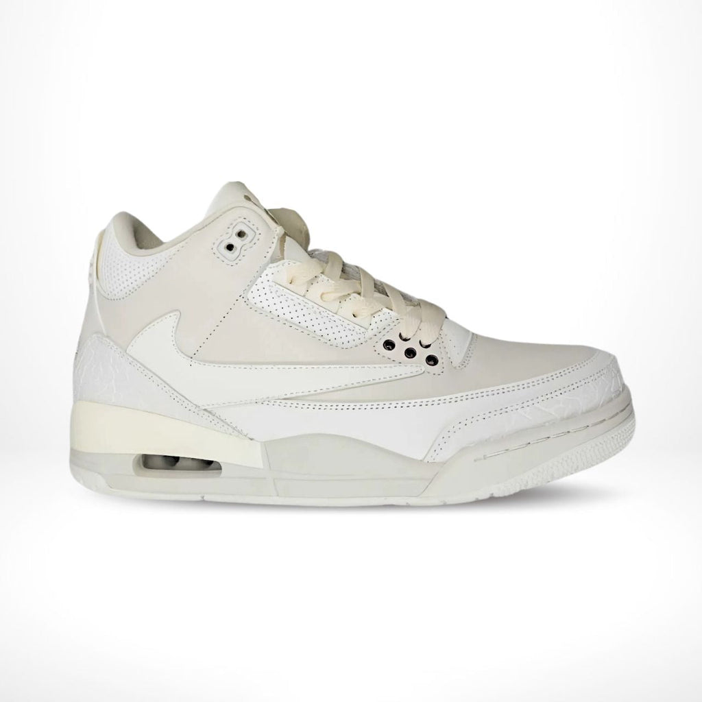 Air Jordan 3 X Travis Scott in White Sail - product image from the listing.
