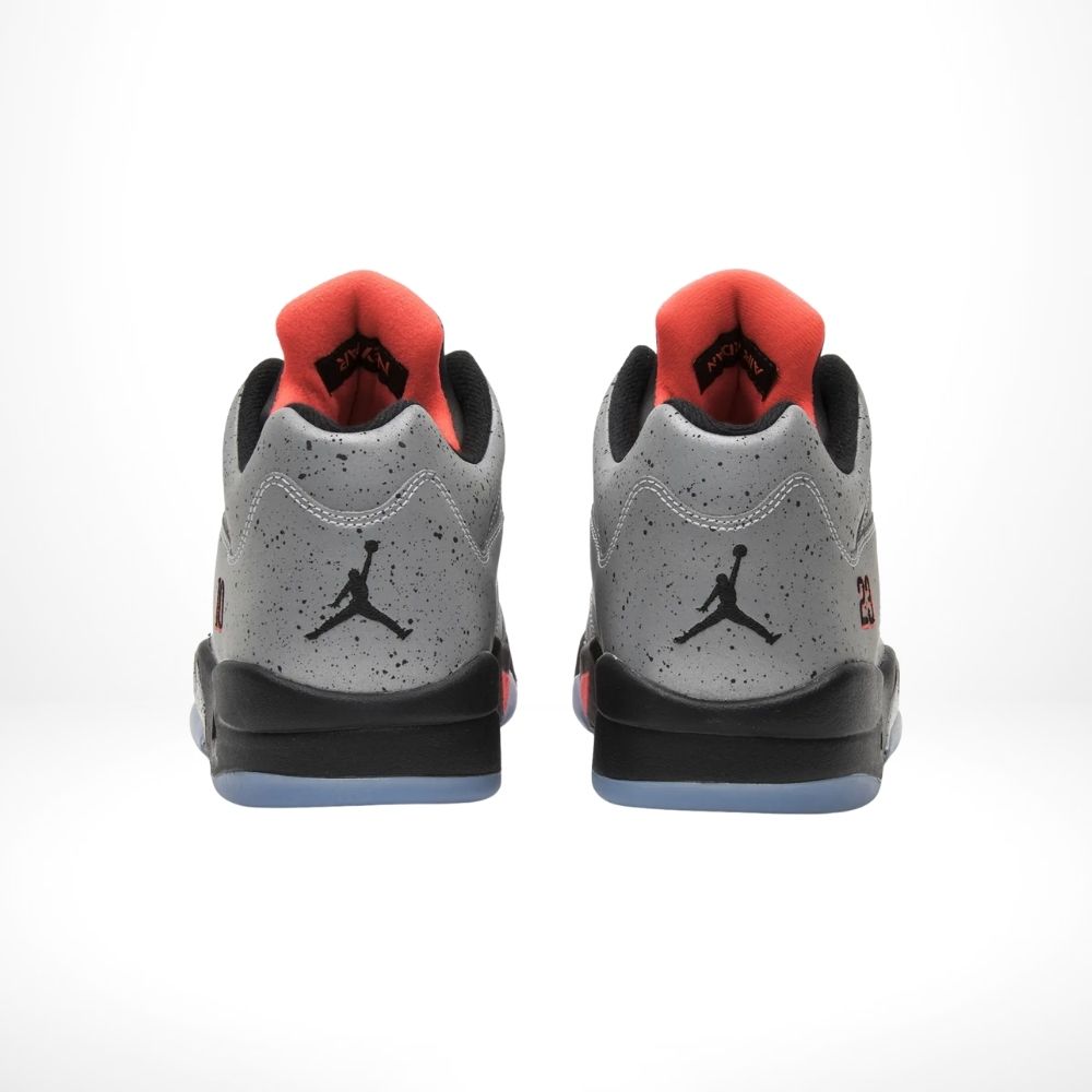Air Jordan 5 Retro Low Neymar in Silver Black - product image from the listing.