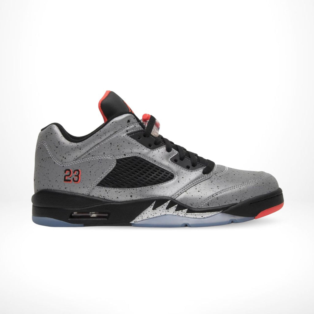 Air Jordan 5 Retro Low Neymar in Silver Black - product image from the listing.