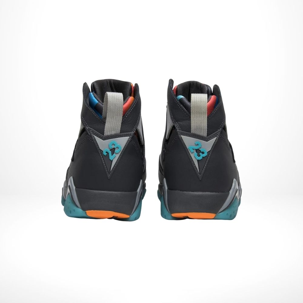 Air Jordan 7 Retro Barcelona Days in Grey Black - product image from the listing.