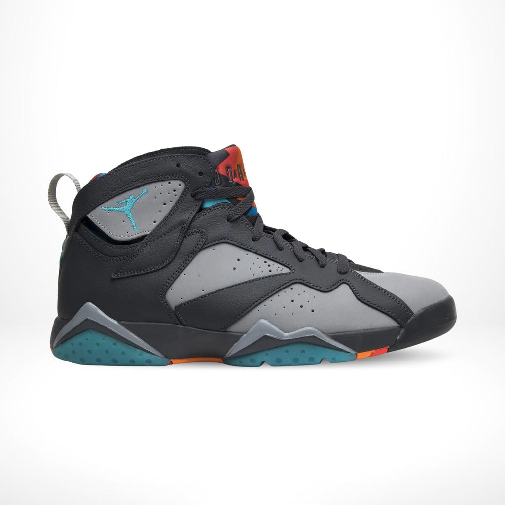 Air Jordan 7 Retro Barcelona Days in Grey Black - product image from the listing.
