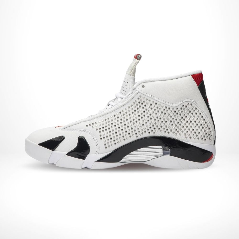 Air Jordan 14 Retro X Supreme in White Black - product image from the listing.