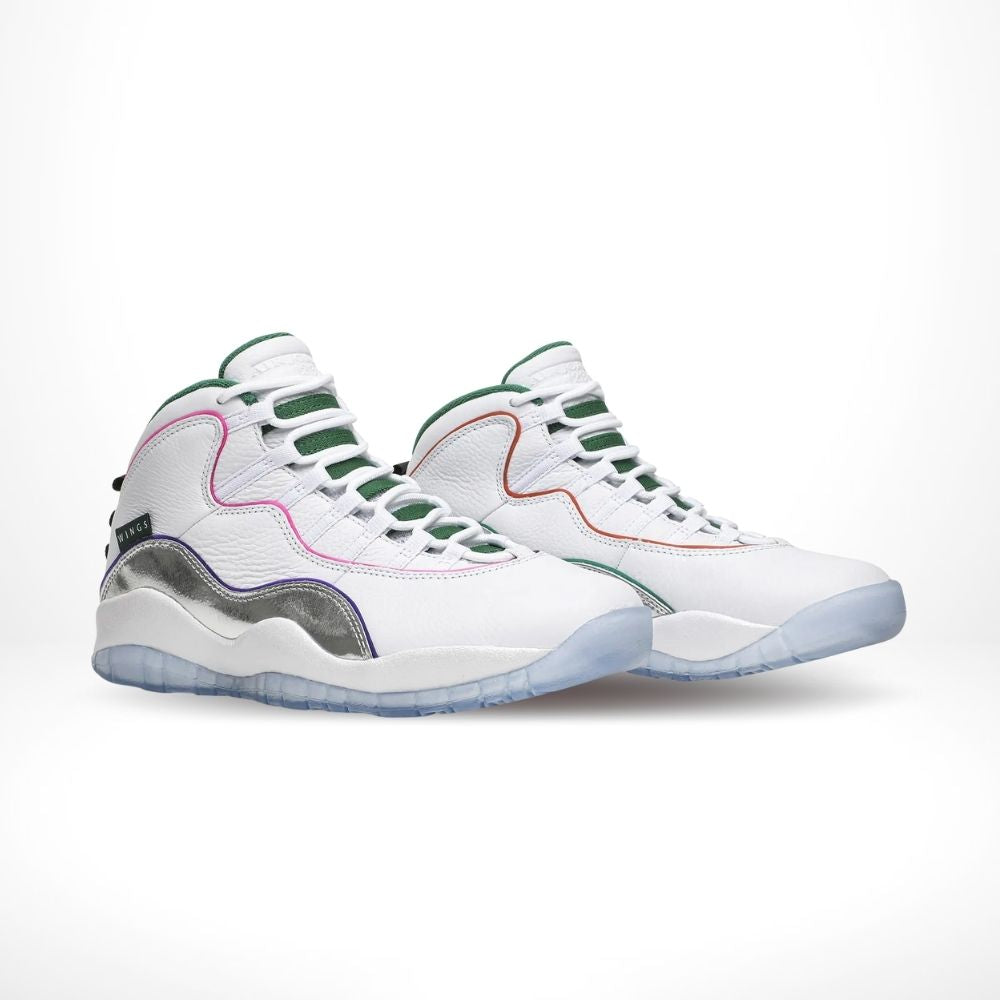Wings White Chrome - Air Jordan 10 Retro - product image from the listing.