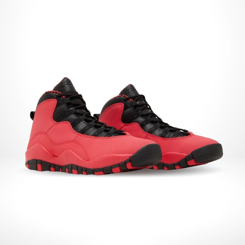 Air Jordan 10 Retro Fusion in Red Black - product image from the listing.
