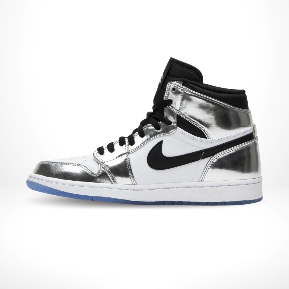 Air Jordan 1 Retro High Think 16 Pass The Torch Chrome in White - product image from the listing.