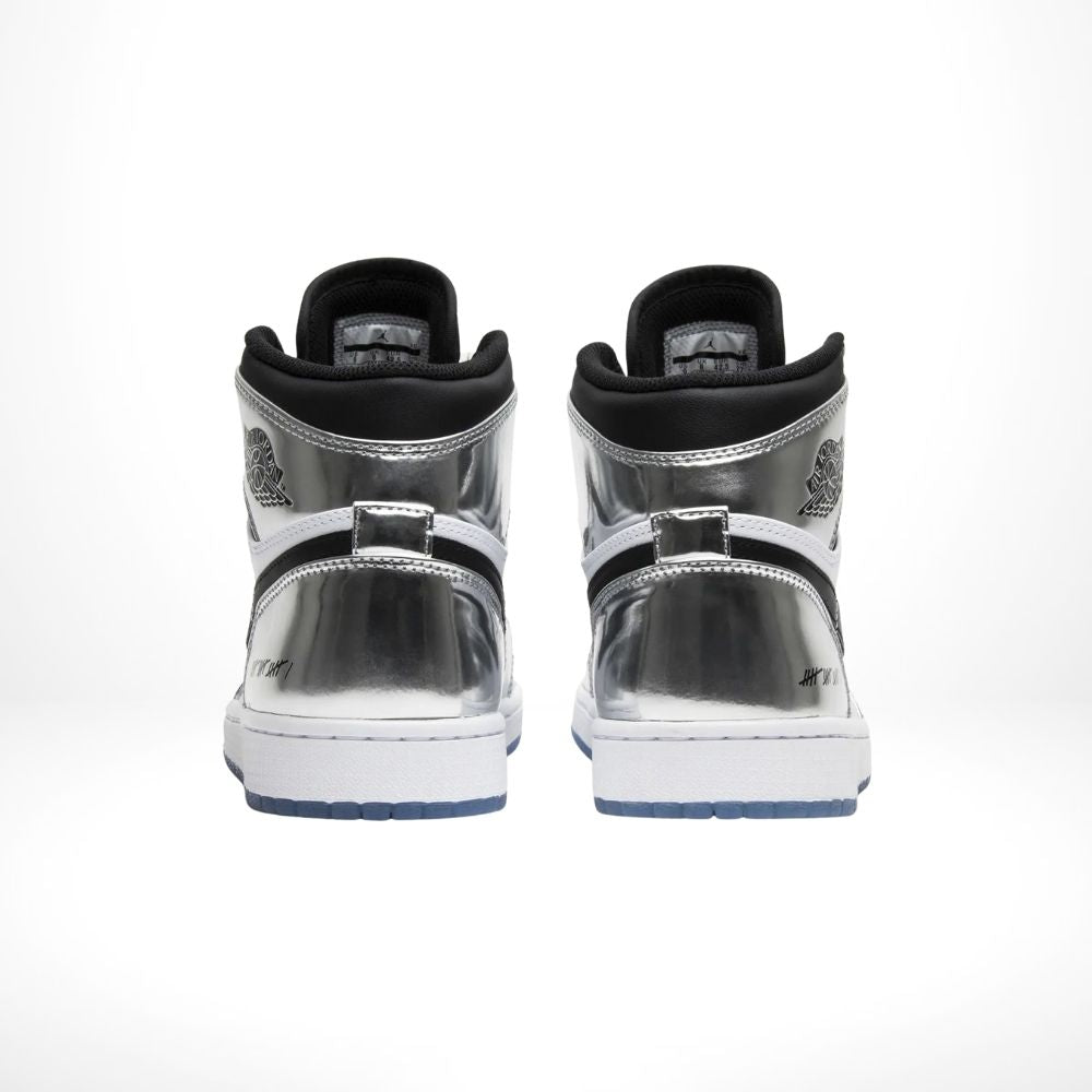 Air Jordan 1 Retro High Think 16 Pass The Torch Chrome in White - product image from the listing.