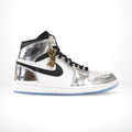 Air Jordan 1 Retro High Think 16 Pass The Torch Chrome in White - product image from the listing.