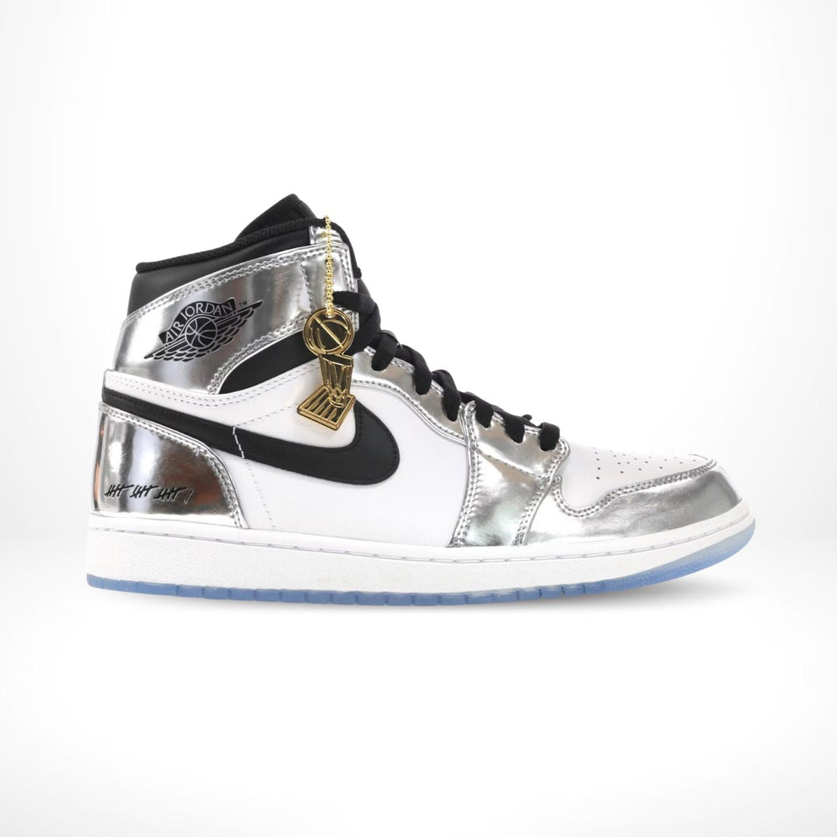 Air Jordan 1 Retro High Think 16 Pass The Torch Chrome in White - product image from the listing.