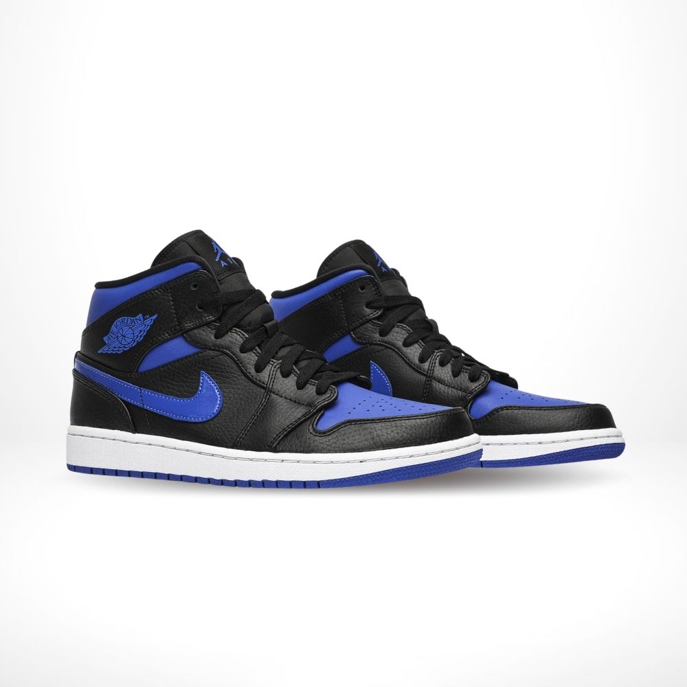 Air Jordan 1 Mid in Royal Black - product image from the listing.