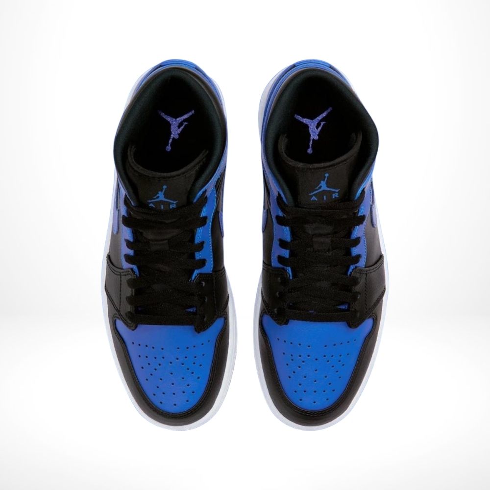 Air Jordan 1 Mid in Royal Black - product image from the listing.
