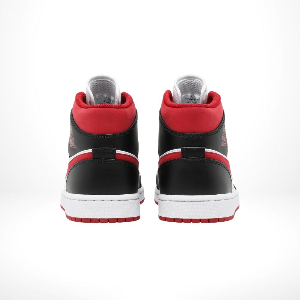 Air Jordan 1 Mid Gym in Red Black White - product image from the listing.