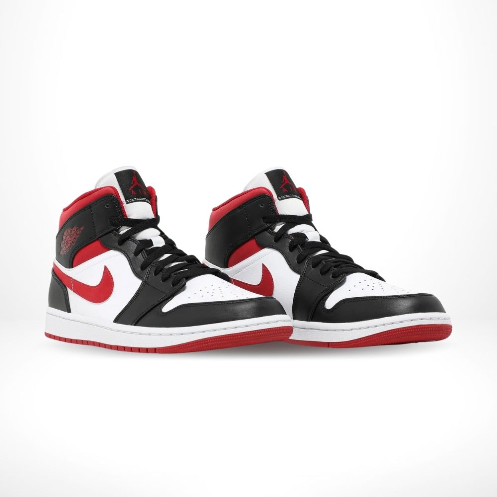 Air Jordan 1 Mid Gym in Red Black White - product image from the listing.