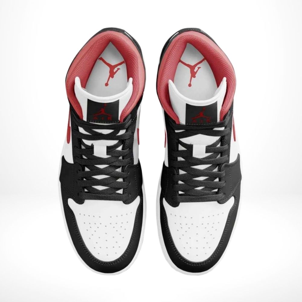 Air Jordan 1 Mid Gym in Red Black White - product image from the listing.