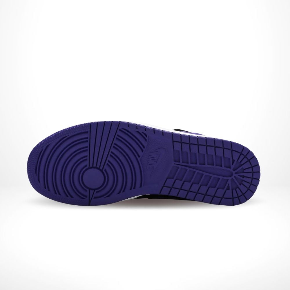 Air Jordan 1 Mid Black Dark Concord in Black - product image from the listing.